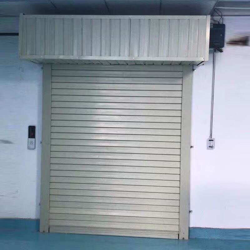 消防通道安装钢制防火卷帘门提升安全